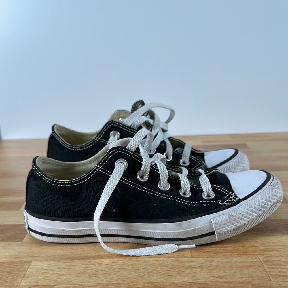 Converse Black and White Chuck Taylor Sneakers